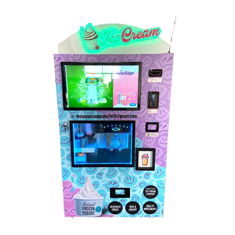 Earn money ice cream vending machine cosmetics protein shake vending machine automatic