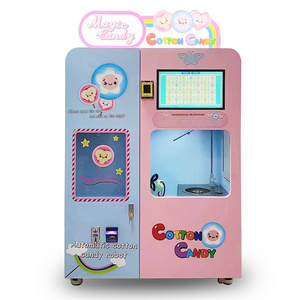 Automatic commercial marshmallow Flower cotton candy floss Vending Machine