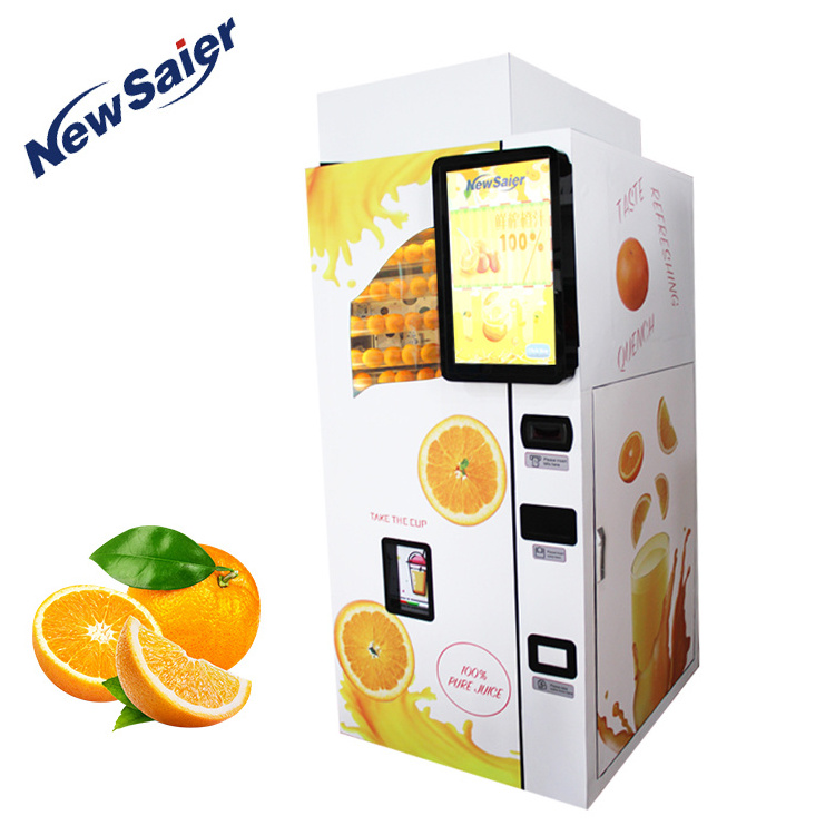 Hot Sell Wifi Automatic Fresh Commercial Using Orange Juice Vending Machine