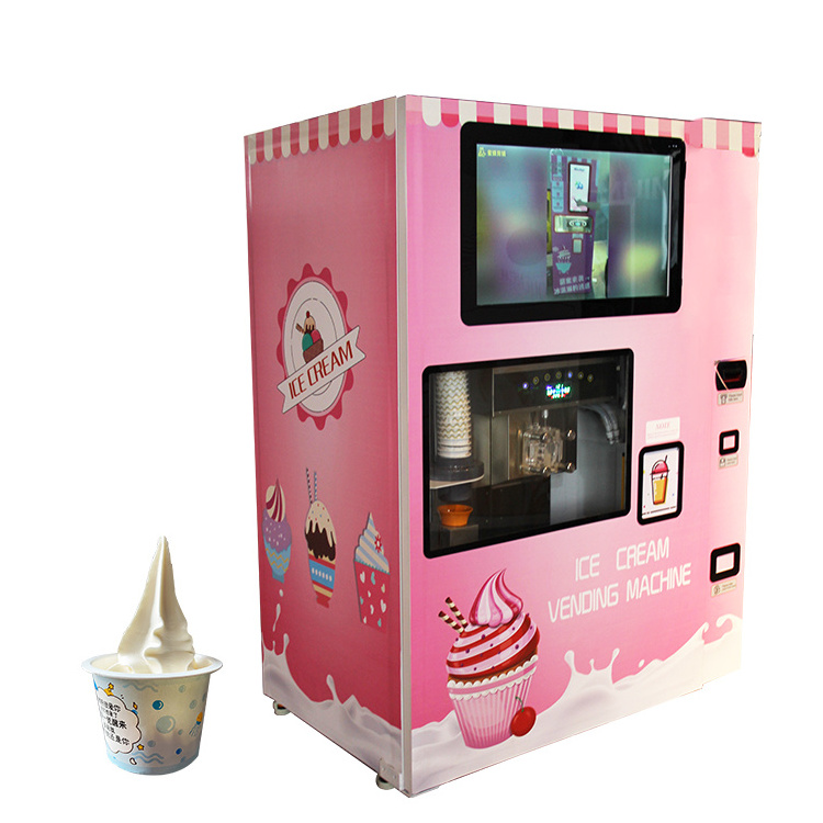 NEW Robot self-service Automatic Ice Cream Vending Machine