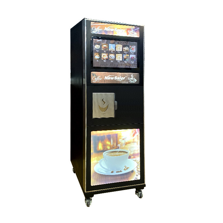 Cashless automatic smart been to cup Coffee Vending Machines with touch screen