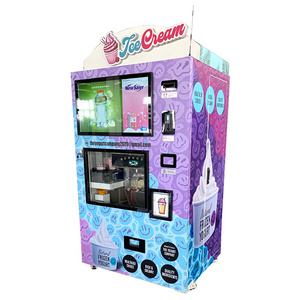 NEW Robot self-service Automatic Ice Cream Vending Machine