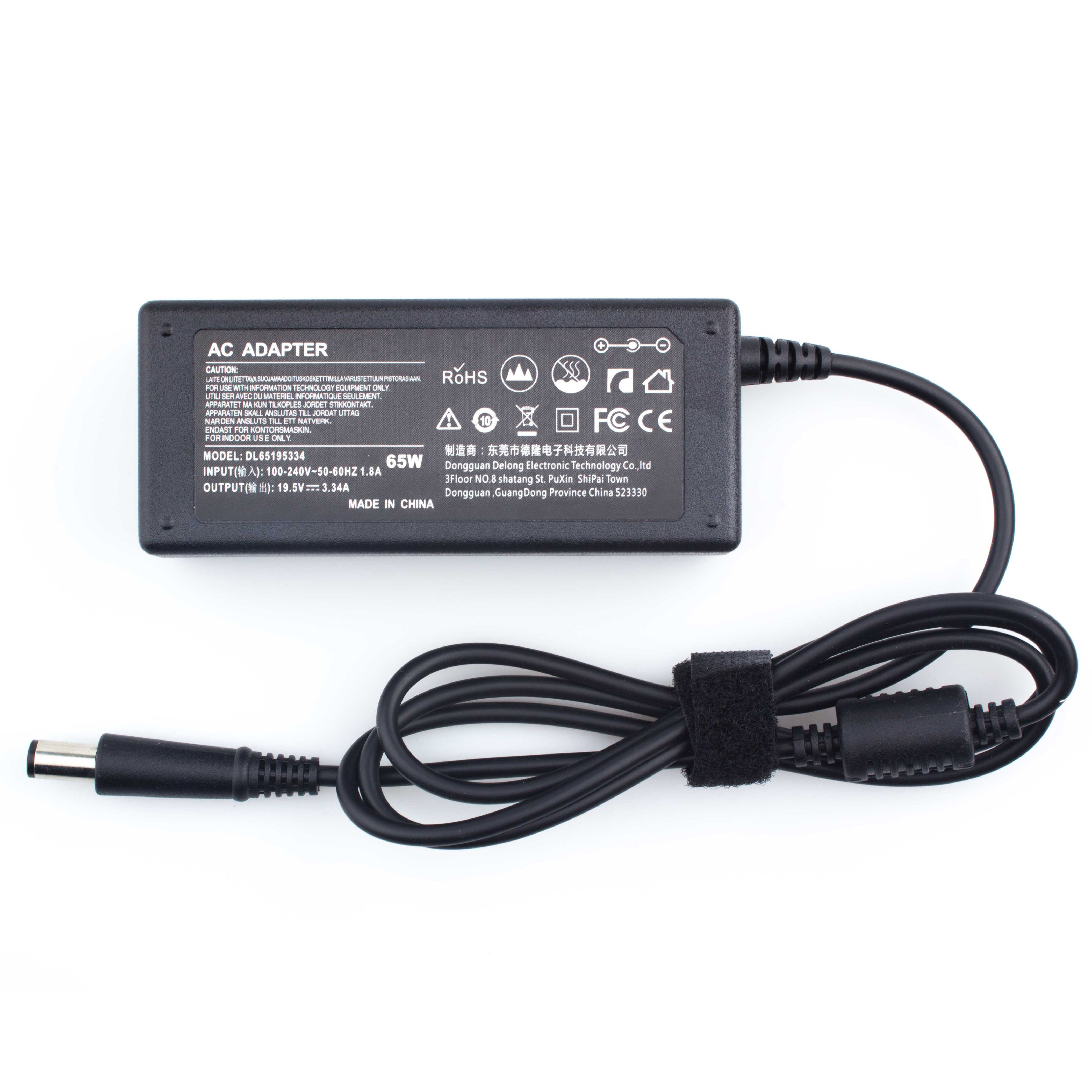 Power Supply Laptop AC Adapter Charger 65 Watt 19.5V 3.34A AC DC Adapter Power Adapter Charger Laptop Genuine