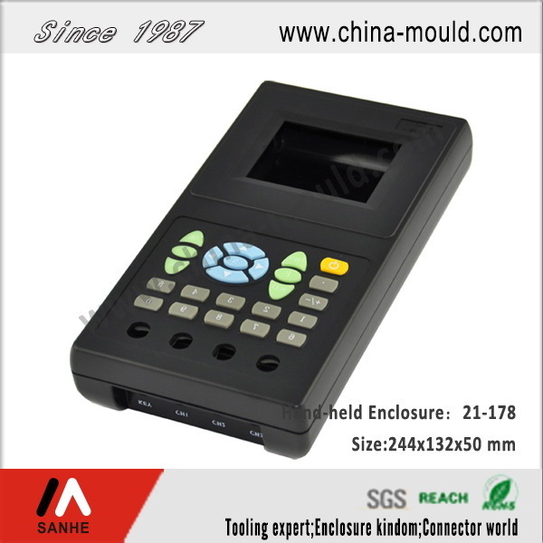 ABS Plastic Electronic Hand-Held Control Box IP54 Protection Level with Battery and Keypad