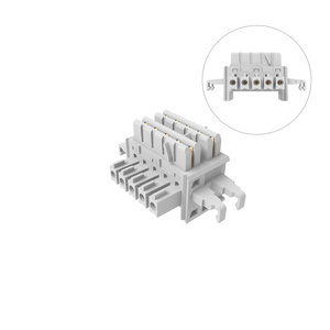 Sanhe SH322 Terminal Blocks 5 POS 3.81MM DIN RAIL Connector in Sizes SH322-12.5 SH322-17.5 SH322-22.5 TBUS