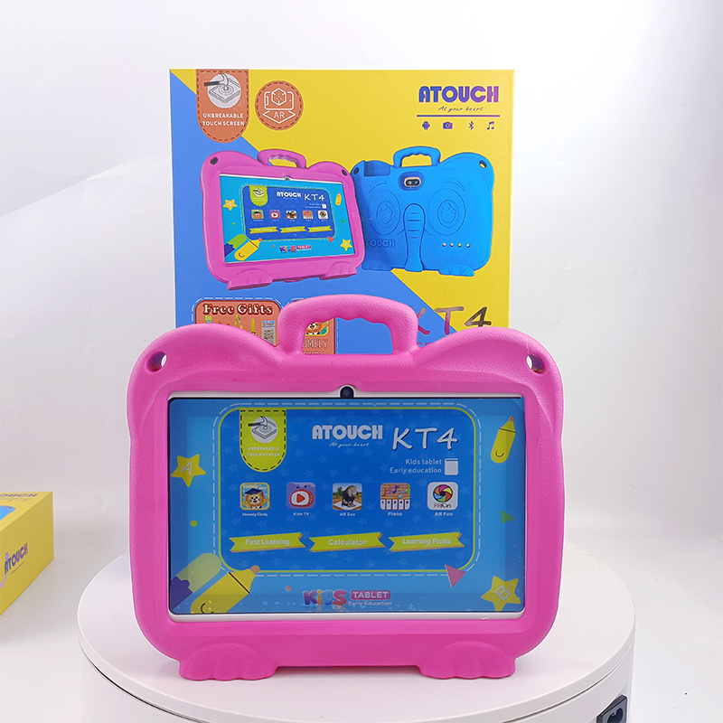 atouch 7 Inch child learning tablets for kids children tab android baby tablet pc education wifi