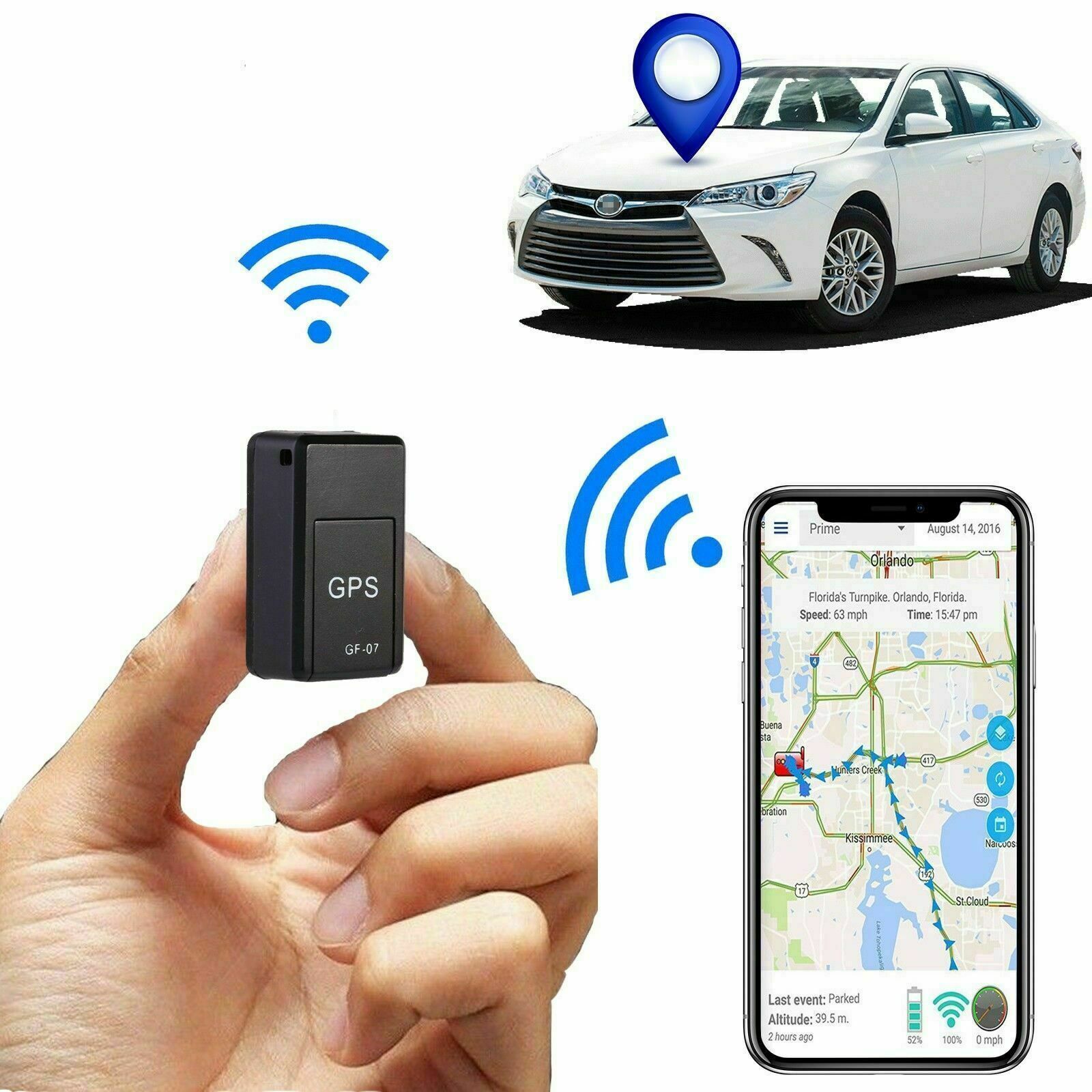 Mini GF-07 GPS Long Standby Magnetic SOS Tracking Device For Vehicle/Dog/Pet/Person Location Tracker Locator System