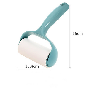 Portable dust remover Reusable pet hair lint roller mini travel folding portable sticky washable lint remover brush roller