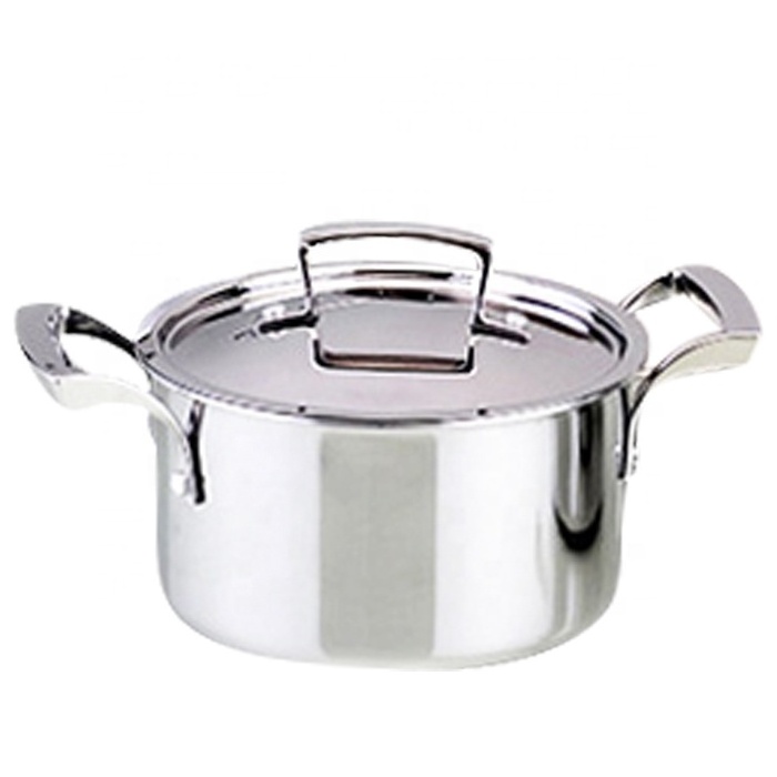 Cheap authentic kitchen cookware 9pcs stainless steel cooking pot set for household commercial gifts