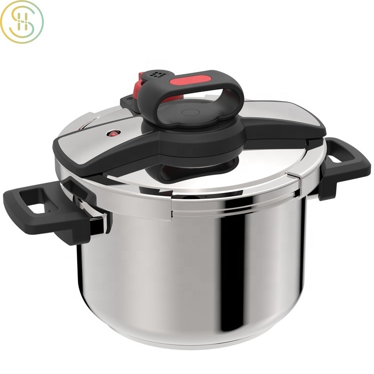 OEM factory high quality 304 stainless steel pressure cooker for home kitchen cooking