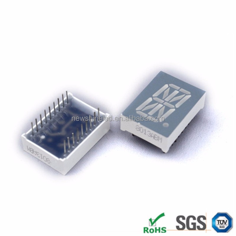 1 digital Single color 0.50 inch alphanumeric 16 segment led display 14 segment alphanumeric led display for electric appliance