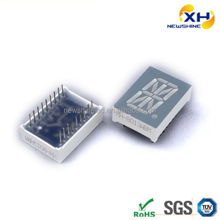 1 digital Single color 0.50 inch alphanumeric 16 segment led display 14 segment alphanumeric led display for electric appliance