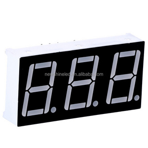 Red 7 segment led display 0.80 inch led seven segment 3 digital led 7 segment display for restaurant digital menu board