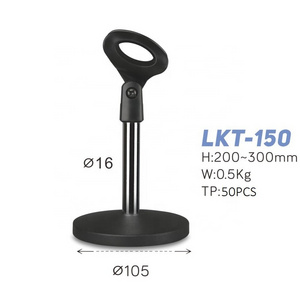 Professional LKT-150 mic stand desktop podcast table microphone stand holder bracket for studio room voice recording