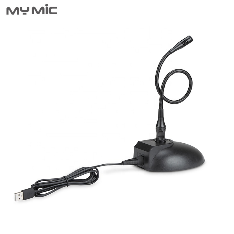 MY MIC EJU02 professional USB gooseneck microphone condenser mic table desktop conference microphone for meeting room