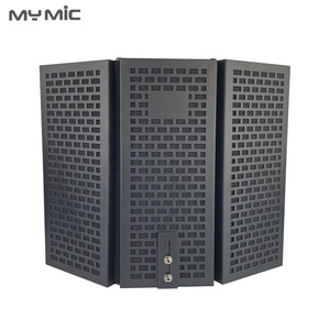 IS03 Factory OEM metal microphone sound isolation shield vocal booth recording soundproof windscreen foam for Studio