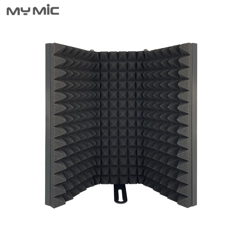 IS03 Factory OEM metal microphone sound isolation shield vocal booth recording soundproof windscreen foam for Studio