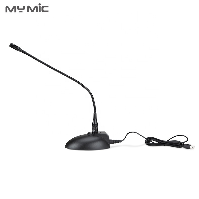 MY MIC EJU02 professional USB gooseneck microphone condenser mic table desktop conference microphone for meeting room