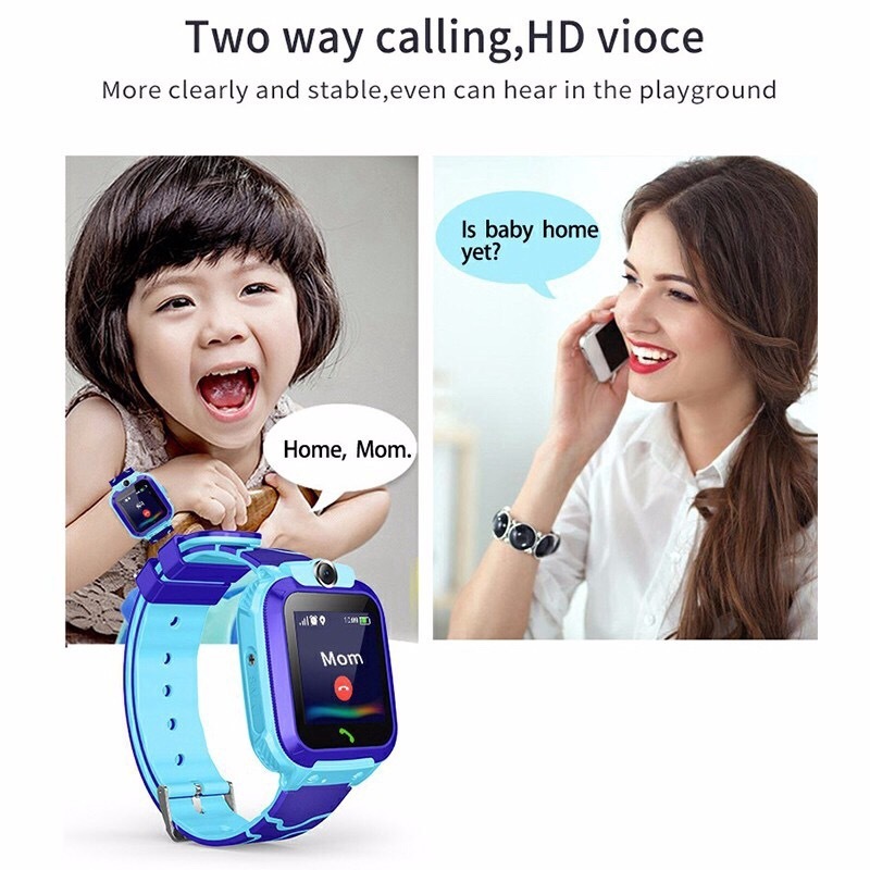 1.44 Inch Touch Screen SOS Call Anti-Lost Monitor Wrist IP67 Waterproof Child Baby gps tracker kids smart q12 watch with camera