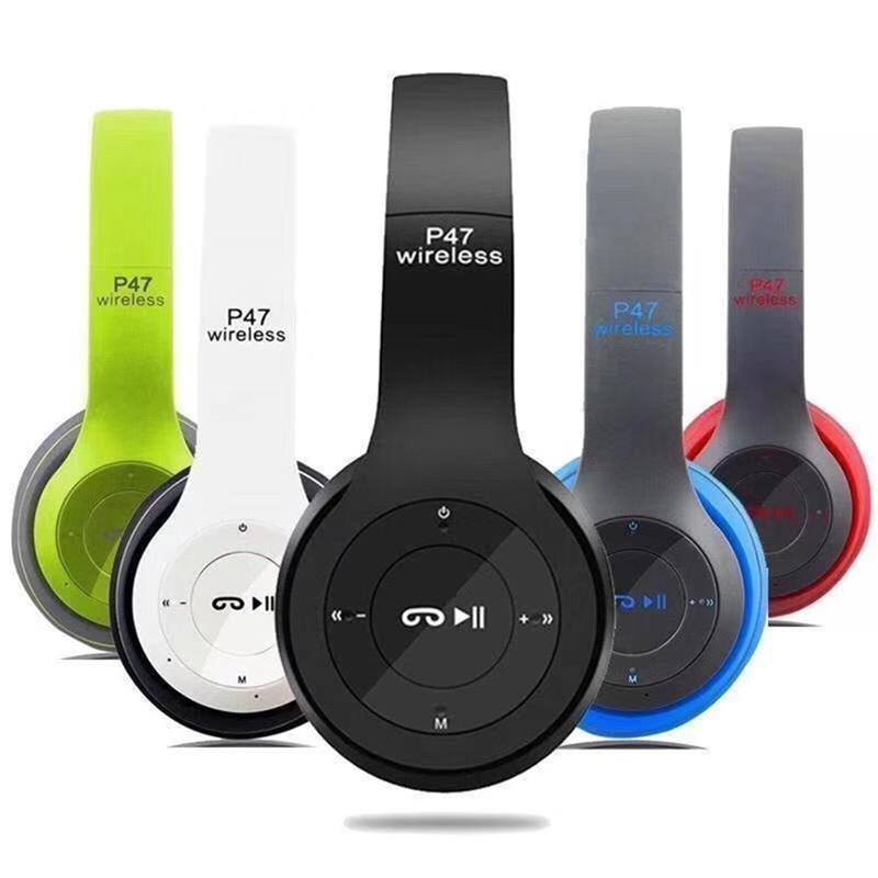 Factory FM Radio promotion Gift Cheap Auriculares Earphone P47 Headset blue tooth Headphone P47 Wireless headphones