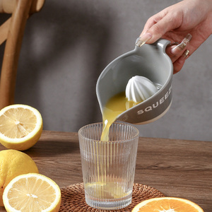 Home Gadgets Exprimidor de limones Manual Fruit Presser Hand Juicer Kitchen Accessories Ceramic Lemon Lime Squeezer