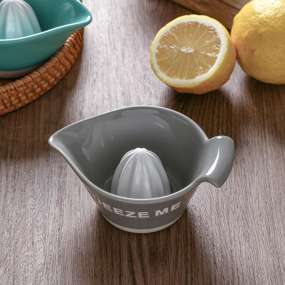 Home Gadgets Exprimidor de limones Manual Fruit Presser Hand Juicer Kitchen Accessories Ceramic Lemon Lime Squeezer