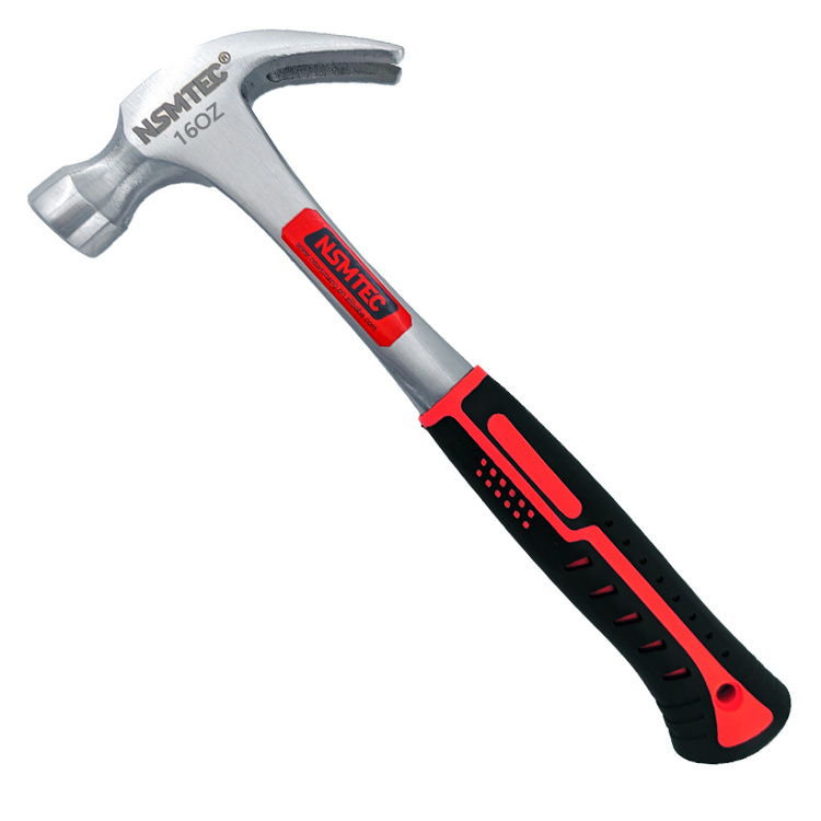 Two Heads Multi-purpose 45# Carbon Steel One-Piece Forged Claw Hammer Sizes