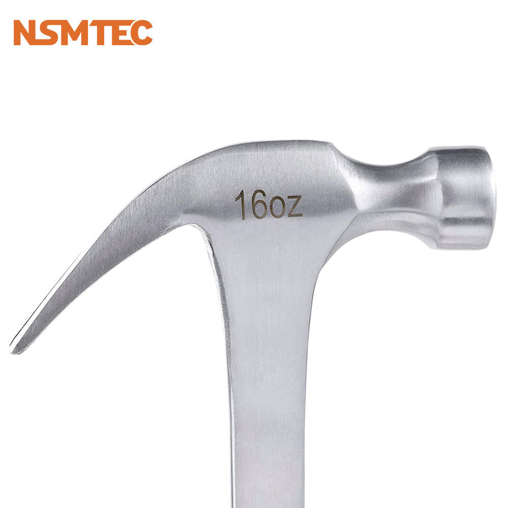 Two Heads Multi-purpose 45# Carbon Steel One-Piece Forged Claw Hammer Sizes