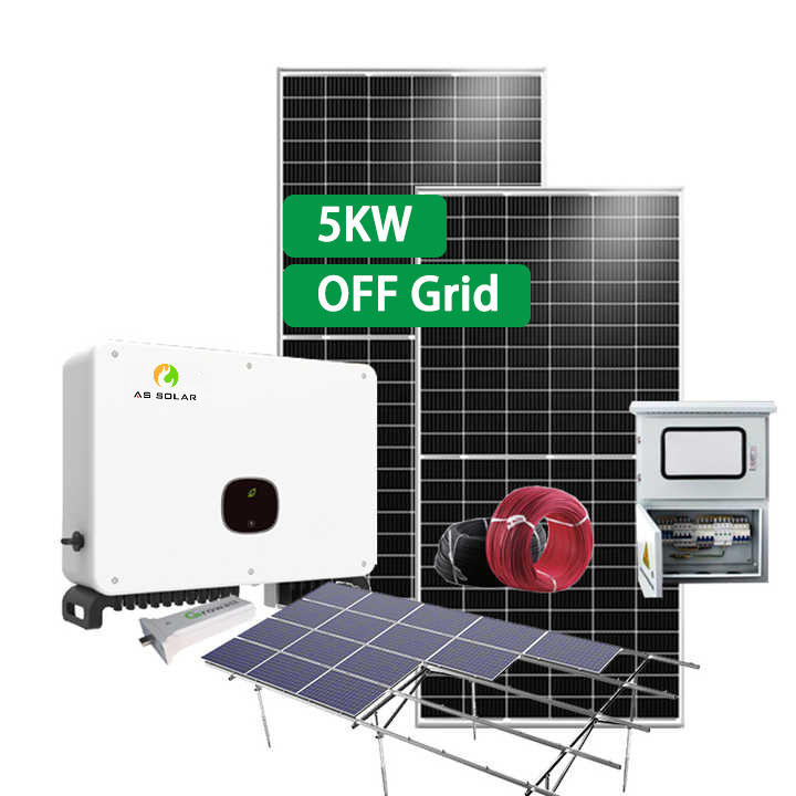 5KW Solar Panel Kit Power Generator off Grid Home Solar Energy Systems