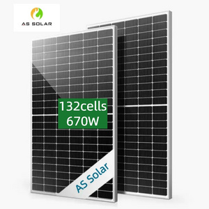 800 watt 750W 700W solar panel Manufacturer 210mm Half Cell Mono Glass Solar Panel