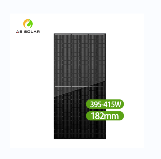 High efficiency solar panel panels and accessories full black 410watts solar panels