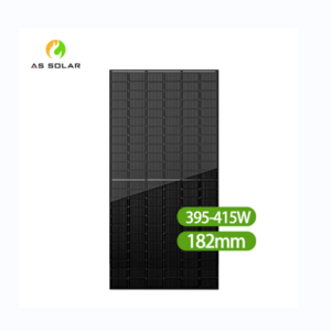 High efficiency solar panel panels and accessories full black 410watts solar panels