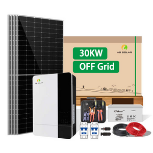 Best 30000 watt solar generator complete off grid home solar system with lithium batteries