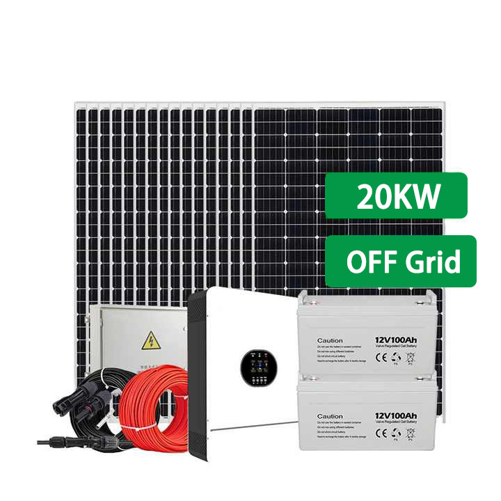 Commercial Off Grid Solar Power System 20KW off grid solar energy system