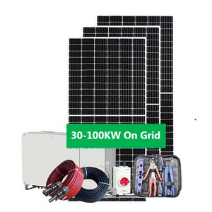 Commercial 100kw on grid tied solar power energy system Complete Kit For Business