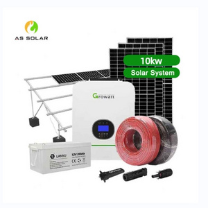 Good price hibrid solar system 10 kw home use commercial use hybrid solar power generation