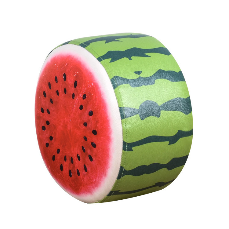 creative fashion design fruit series of watermelon orange kiwi fruit kids sofas stool chair modern sofa for bedroom