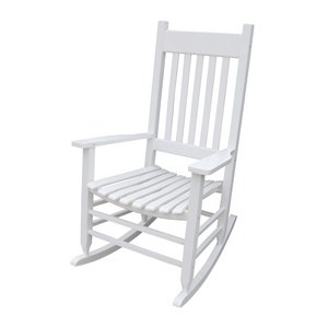 Best Selling Living Room chair wooden rocker chair Outdoor leisure wooden rocking chair for balcony porch