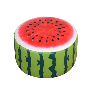 creative fashion design fruit series of watermelon orange kiwi fruit kids sofas stool chair modern sofa for bedroom