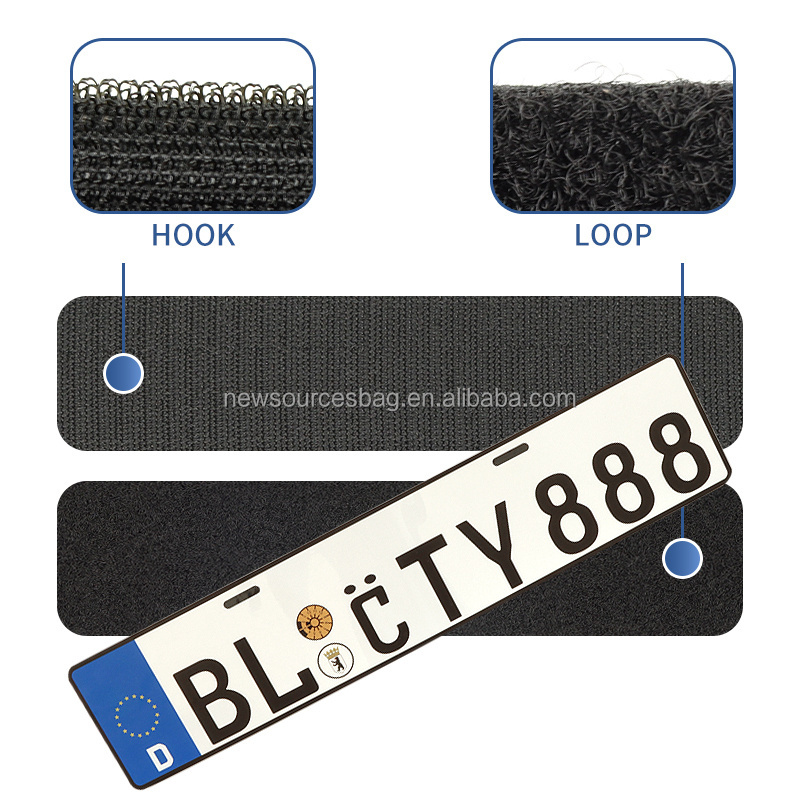 rahmenlose Klett Nummernschildhalter car license plate holder license plate cover license self adhesive car plate frame