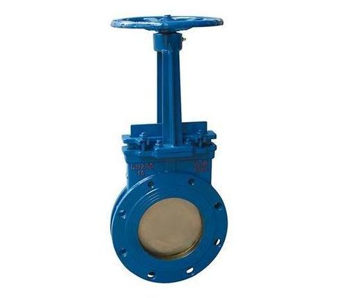 Manufacturer Direct DN100 4 Inch Cast Steel Flanged Manual Slurry Knife Gate Valve With Handwheel