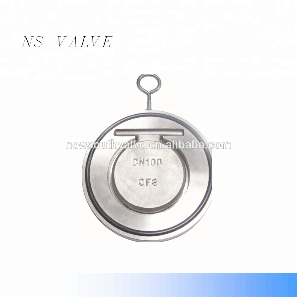 SS316 H74W Spring type wafer single-disc swing check valve