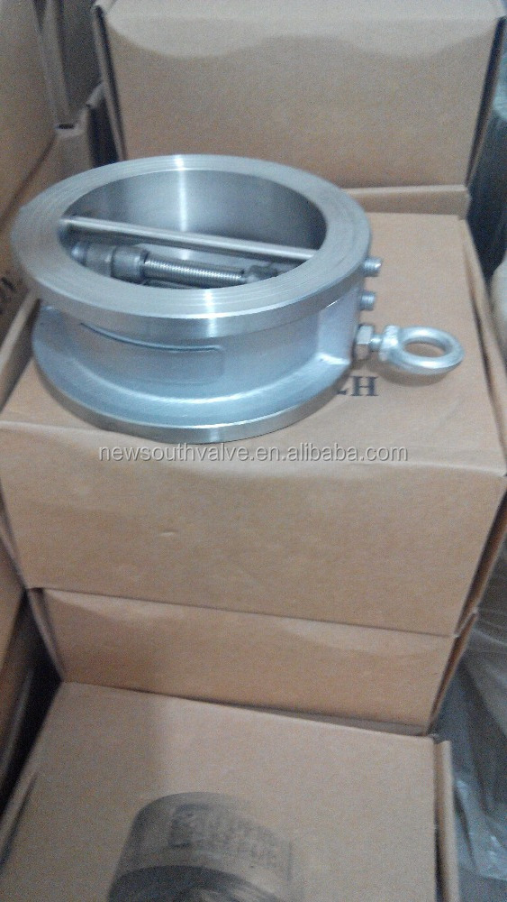 SS316 H74W Spring type wafer single-disc swing check valve