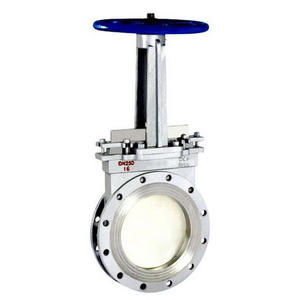 Manufacturer Direct DN100 4 Inch Cast Steel Flanged Manual Slurry Knife Gate Valve With Handwheel