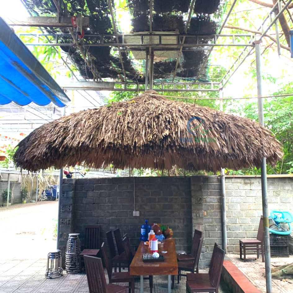 2023 High Quality Outdoor Thatch Umbrella Durable Portable Thatch Umbrella Use For Patio Hotel And More