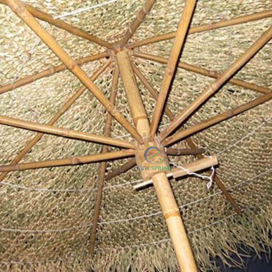 2023 High Quality Outdoor Thatch Umbrella Durable Portable Thatch Umbrella Use For Patio Hotel And More