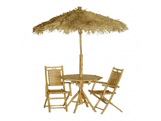 2023 Outdoor Thatch Umbrella Palm Leaves Umbrella for Beach and Resort