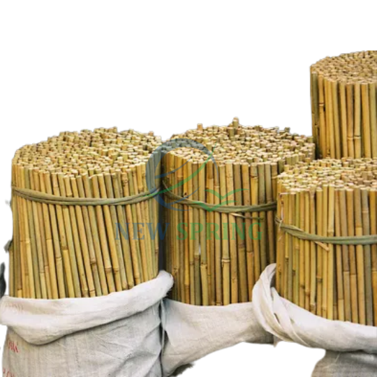 Vietnam Supplier Wholesale Natural Material Bamboo Poles Bamboo Stake  For Gardening Building