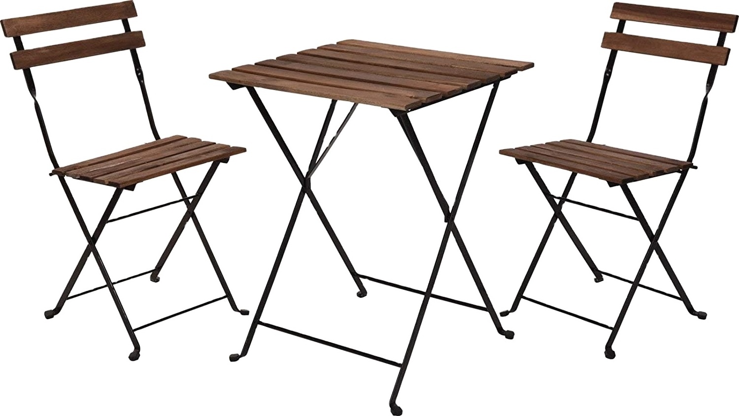 Acacia solid wood coffee table set for indoor and outdoor