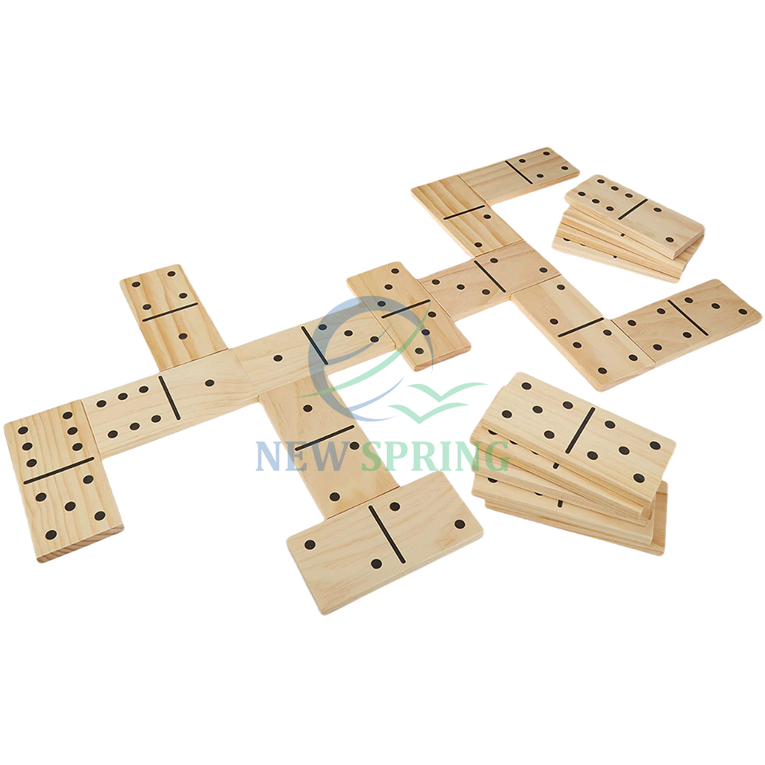 Huge Domino Set 28pcs for Outdoor Games With Canvas Bag Board Game